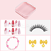 9Pcs Plastic Fake Nail Tips Storage Box CON-SP0001-15A-6