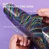 6Pcs 6 Colors Glitter Heat Transfer DIY-SZ0003-59-2