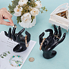 2Pcs Plastic Mannequin Hand Jewelry Display Holder Stands RDIS-UN0001-02B-2