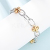 201 Stainless Steel Chain Bracelets BJEW-P378-01A-A-1
