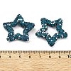 Star Shape Polymer Clay Rhinestone Beads CLAY-NH0001-06J-3