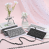 24.5~25 yards Two Tone Polyester Wave Lace Trim Ribbon OCOR-GF0004-35A-3