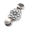 Vintage Alloy with Rhinestone Cardigan Clips LS-JEWB-B002-09AS-1