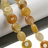 Natural Topaz Jade Beads Strands G-P536-A13-01-2