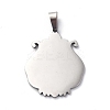 Non-Tarnish 201 Stainless Steel Pendants STAS-C062-04P-2
