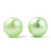 Spray Painted ABS Plastic Imitation Pearl Beads OACR-T015-05B-10-2