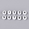 Opaque Acrylic Beads SACR-Q001-12F-2