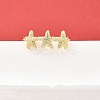 Brass Cuff Rings for Women RJEW-F184-08C-G-1
