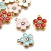 10Pcs 5 Styles Alloy Enamel Pendants ENAM-FP0002-45-3