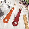 4Pcs 2 Colors Imitation Leather Hat Clips FIND-GF0008-14B-3
