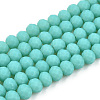 Glass Beads Strands EGLA-A034-P6mm-MD24-1
