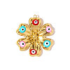 304 Stainless Steel Enamel Pendants STAS-OY010-53G-3