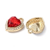 Alloy with Rhinestone Pendants FIND-Z111-08G-2