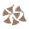 Tibetan Style Alloy Chandelier Components TIBE-Q054-10AB-NR-1