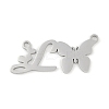 Non-Tarnish 304 Stainless Steel Pendants STAS-L279-002P-L-1