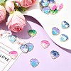 20Pcs 5 Colors Rack Plating Alloy Enamel Pendants ENAM-CJ0006-63-5