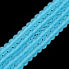 Transparent Glass Beads Strands EGLA-A034-T3mm-MD08-2