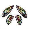 Epoxy Resin Butterfly Wing Pendants FIND-N005-65A-1