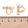 SHEGRACE Brass Screw Clip-on Earring Findings XGR0064G-52G-3