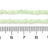 Baking Electroplate Glass Beads Strands DGLA-A039-J4mm-B10-4