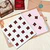 8 Sheets Plastic Waterproof Self-Adhesive Picture Stickers DIY-WH0428-088-4