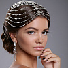 Alloy Rhinestone Headband OHAR-WH0011-63-5