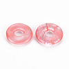 Cherry Quartz Glass Pendants G-T122-66F-2