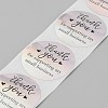 500Pcs Thank You for Supporting My Small Business PP Plastic Laser Stickers STIC-WH20002-39-1