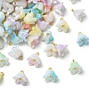 90Pcs 9 Styles Acrylic Pendants PALLOY-CJ00072-8