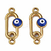 304 Stainless Steel Enamel Connector Charms STAS-N087-63-03G-2