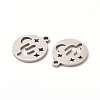 Non-Tarnish 201 Stainless Steel Charms STAS-E188-10P-3
