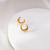 Minimalist Moon 304 Stainless Steel Stud Earrings OR3894-2