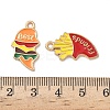 2Pcs Alloy Enamel Pendants ENAM-I077-03KCG-01-3