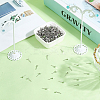 900Pcs 304 Stainless Steel Stud Earring Findings STAS-SC0010-28-7