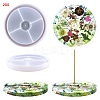 Flat Round Food Grade Silicone Incense Holder Molds SIMO-PW0006-048-1
