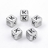 Plated Acrylic Beads X-PB43C9308-K-1