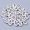 Opaque White Acrylic Beads LS-X-MACR-S273-45B-1