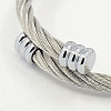 Tarnish Resistant Trendy 304 Stainless Steel Bangles BJEW-L076-02-2
