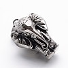 304 Stainless Steel Elephant Pendants STAS-E094-09AS-2