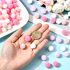 400Pcs 4 Colors Polyester Pom Pom Balls DIY-SC0031-37B-4