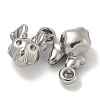 Anti-Tarnish 304 Stainless Steel Pendants STAS-Q334-50P-2