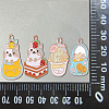 20Pcs 4 Style Alloy Enamel Pendants ENAM-CJ0001-111-8