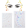 5Pcs 3 Styles DIY Acrylic Rhinestone Stickers DIY-GF0010-46-1