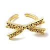 Rack Plating Brass Cuff Rings RJEW-H228-15G-2