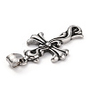 304 Stainless Steel Big Pendants STAS-A083-28AS-3