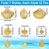 7 Styles Alloy Charms FIND-SC0012-83-2