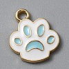 Alloy Enamel Pendants ENAM-WH0065-26KCG-02-1