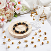 80Pcs 8 Styles Tibetan Style European Beads DIY-NB0012-43F-5