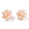 Round Natural Cultured Freshwater Pearl Beads LS-PEAR-N020-10C-2