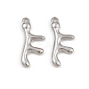 304 Stainless Steel Pendants STAS-L303-26P-02-1